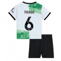 Liverpool Thiago Alcantara #6 Udebane Trøje Børn 2023-24 Kortærmet (+ Korte bukser)
